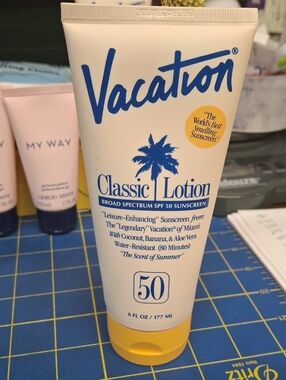Vacation Classic Lotion SPF 50 Sunscreen 177ml New Sealed Tube